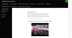 Desktop Screenshot of luftballons-karneval-fasching.de