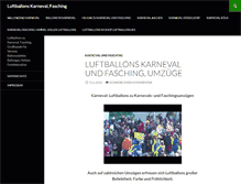 Tablet Screenshot of luftballons-karneval-fasching.de